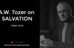 A.W. Tozer on Salvation